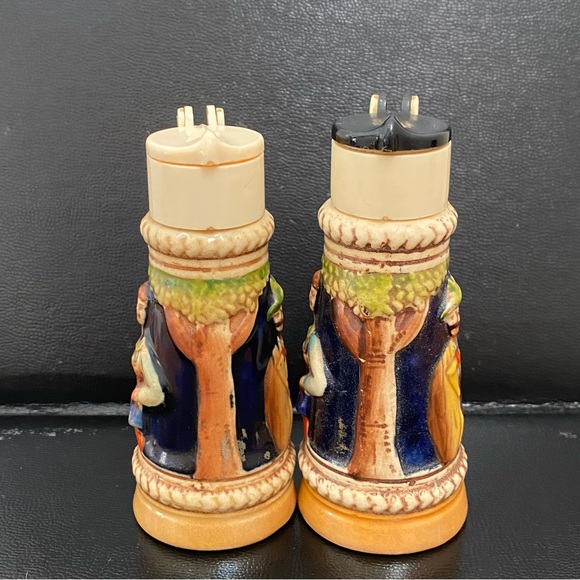 Vintage West Germany Porcelain Beer Stein Salt & Pepper Shakers - Picture 8 of 14